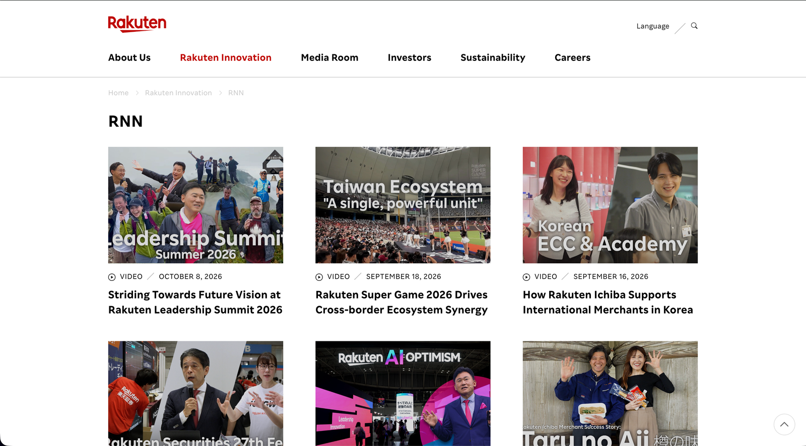 Rakuten News Network SSO